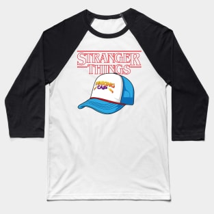 Stranger Things Dustin Thinking Cap Baseball T-Shirt